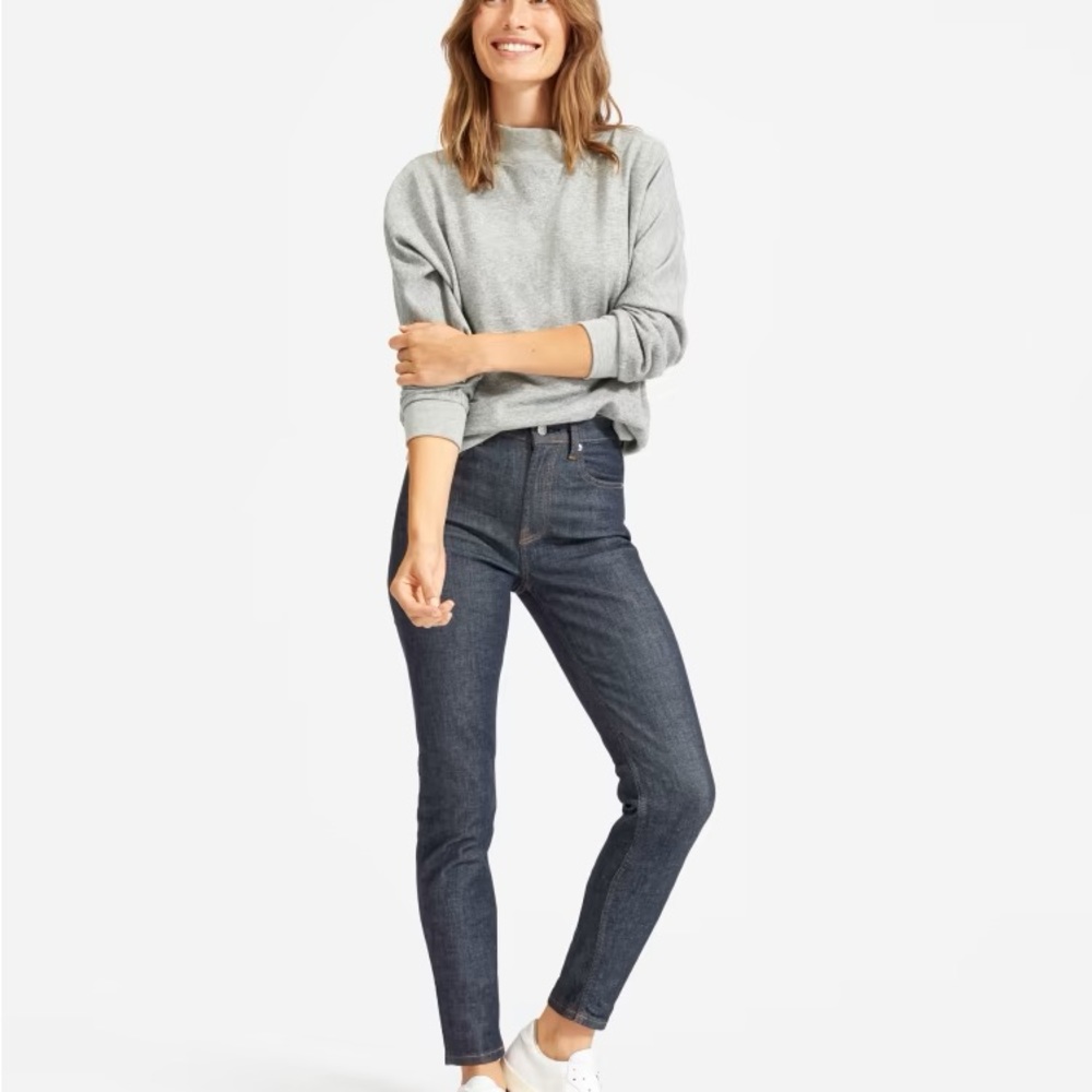 Everlane Ankle High Rise Skinny Jeans